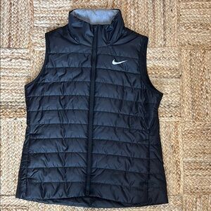 Nike Black Quilted Vest
